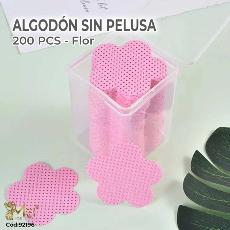 Algodón sin Pelusa Flor 200 pcs