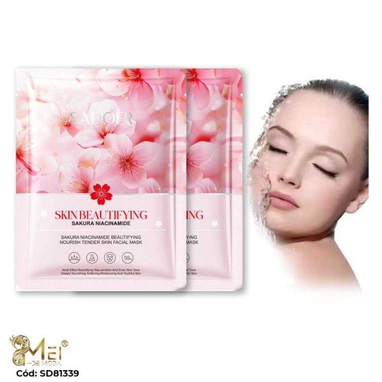 Mascarilla Facial Blanqueadora 25 ml 10 UNID