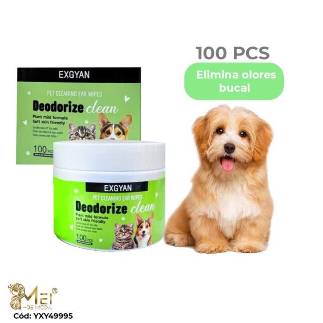 Toallita para limpieza mascotas 25gr