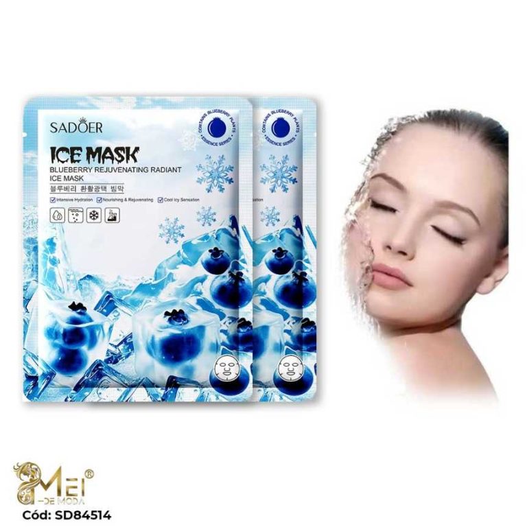 Mascarilla Facial Arándanos 25 ml 10 UNID