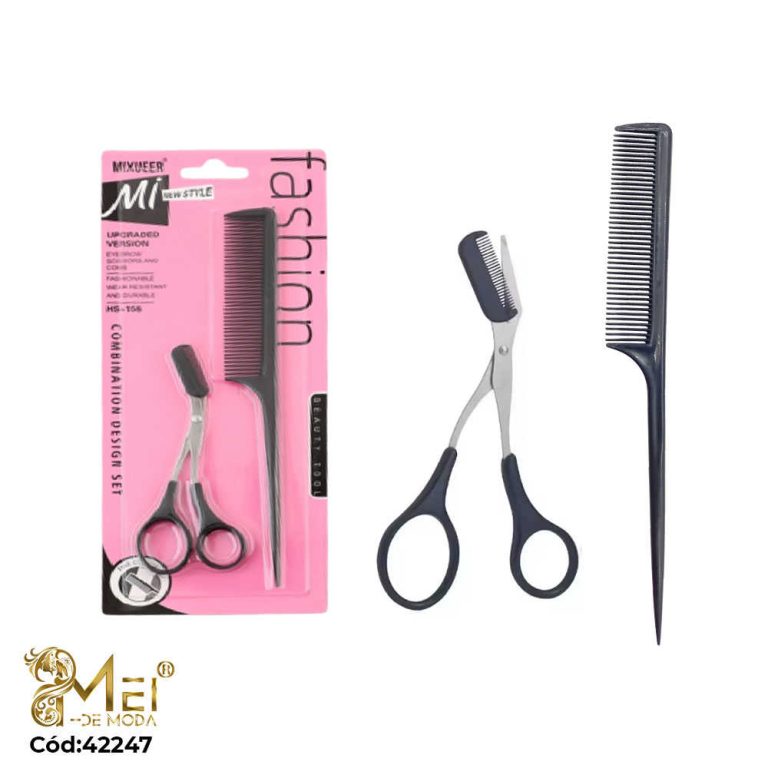 Set tijera de Cejas y Peine