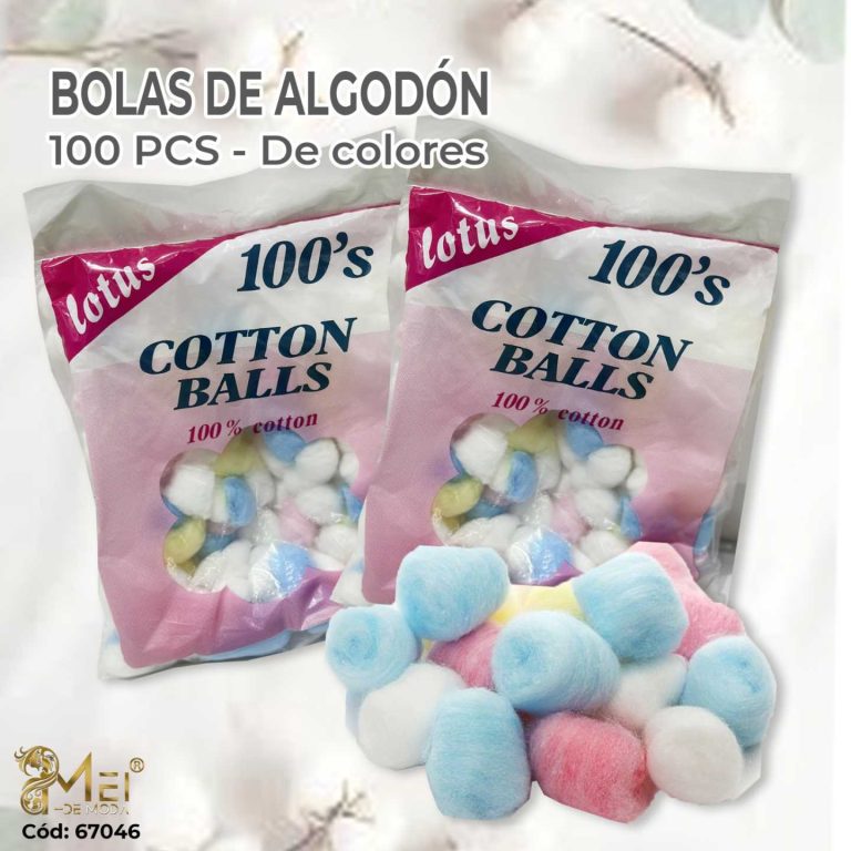 2 unidades Bolas de Algodón 100pcs