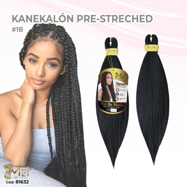 Kanekalón #1B 65cm/90g