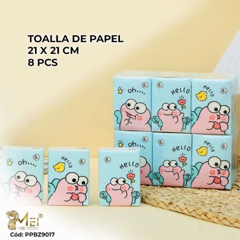 Toalla de Papel 8pcs 210*210mm