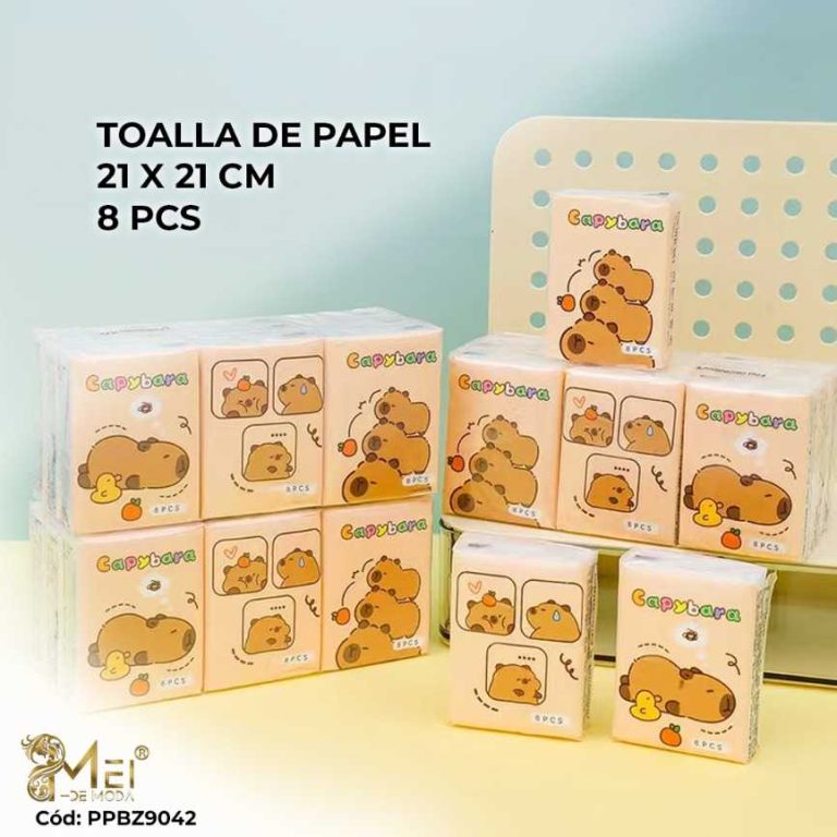 Toalla de Papel 8pcs 210*210mm
