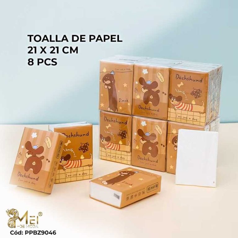 Toalla de Papel 8pcs 210*210mm
