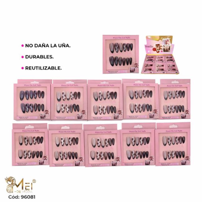 Uñas Press On con Diseño
