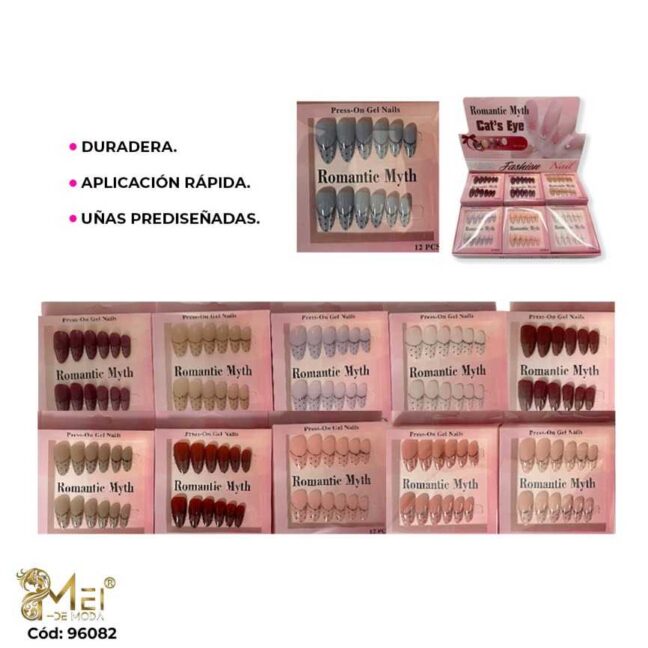 Uñas Press On con Diseño