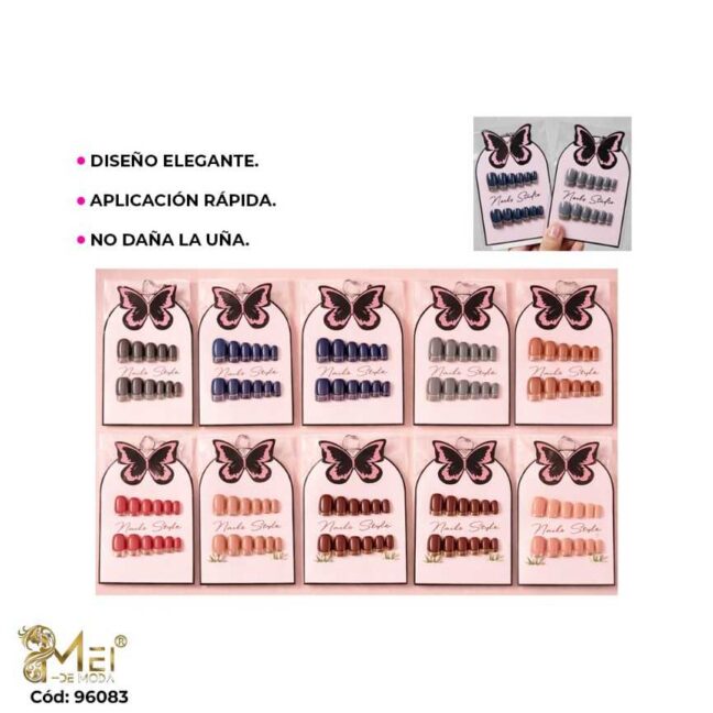 Uñas Press On con Diseño
