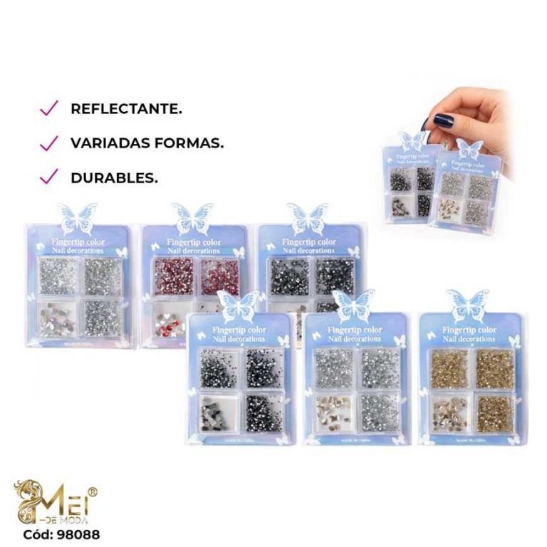 Cristales para Uñas 4 Modelos