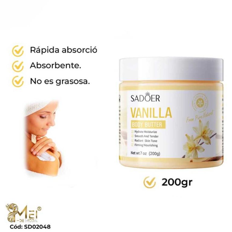 Manteca Corporal Vainilla 200gr