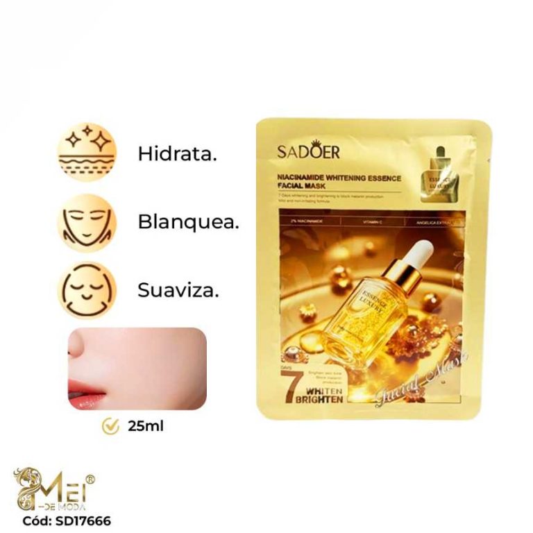 Mascarilla Facial Blanqueadora 10 UNIDADES