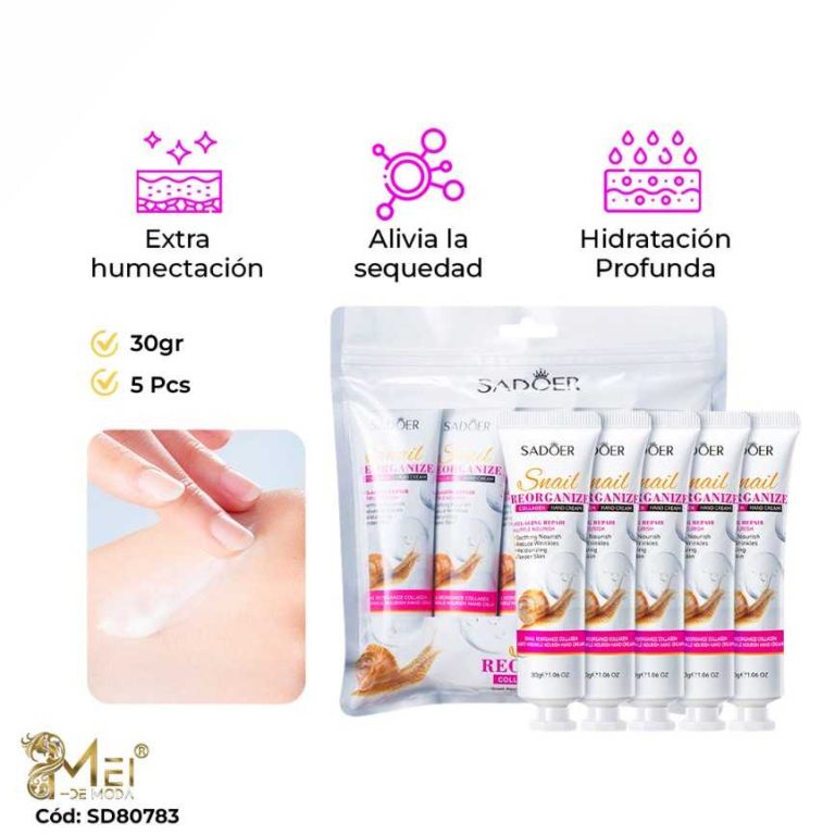 Crema para Manos 30grx5pcs