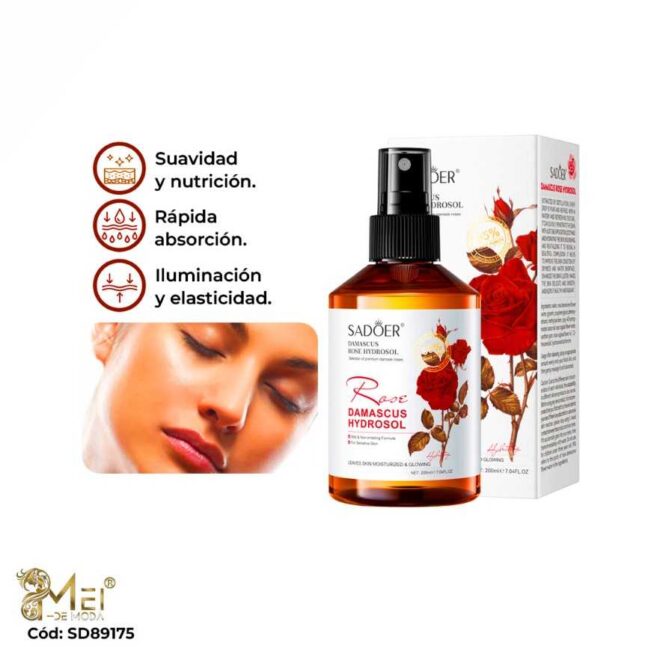 Spray Facial Agua de Rosas 200ml