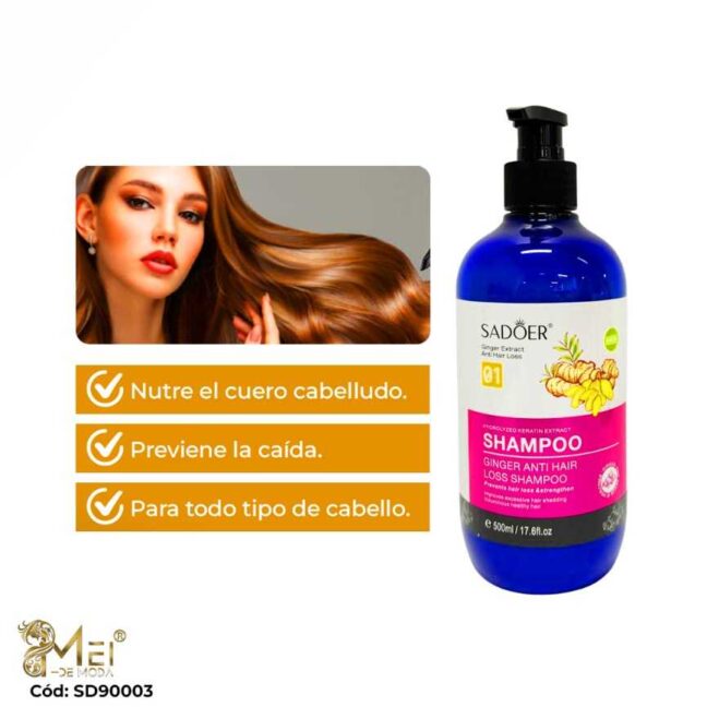 Shampoo Jengibre Anti Caída 500ml