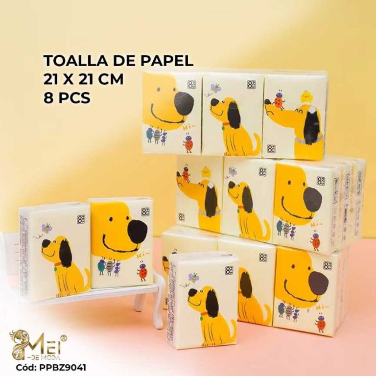 Toalla de Papel 8pcs 210*210mm