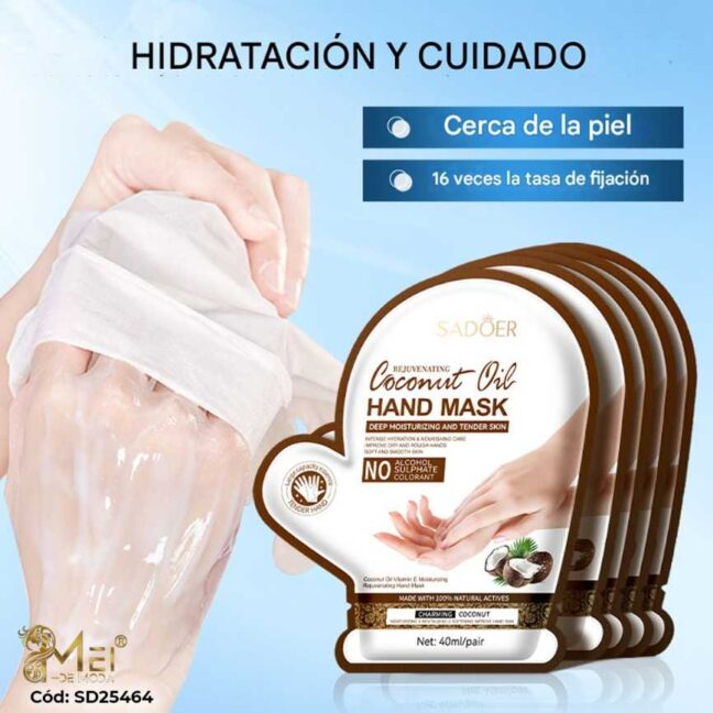 Mascarilla Para Manos Hidratante 1 par