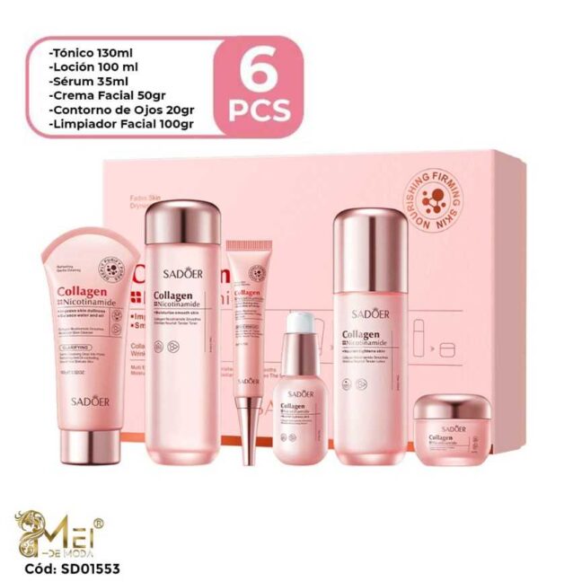 Set de Skin Care Colágeno 6 pcs