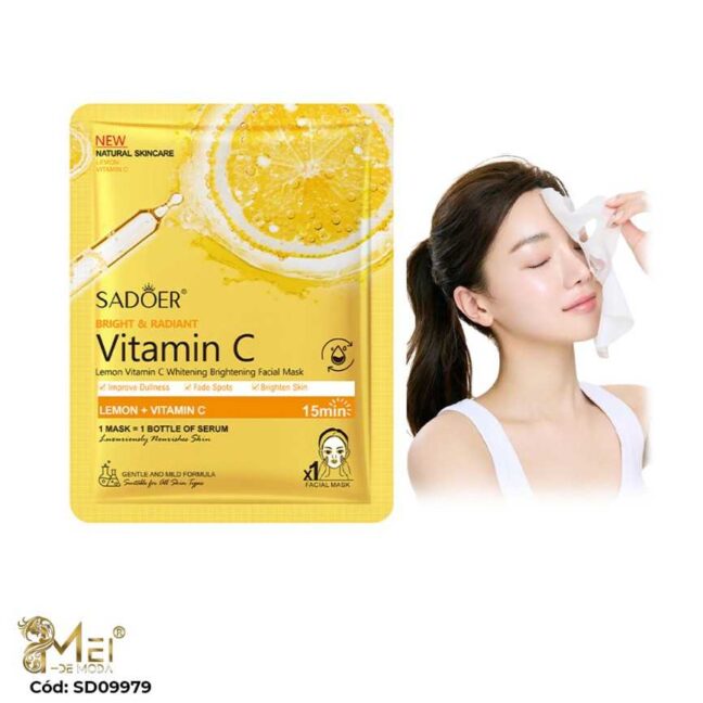 Mascarilla Facial Vitamina C  10 unidades