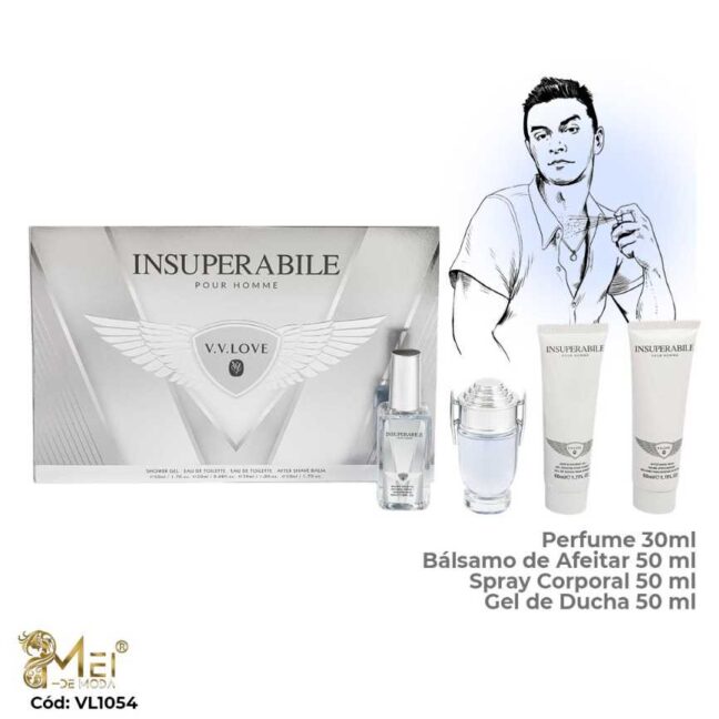 Set de perfume Hombre 4 pcs INSUPERABILE