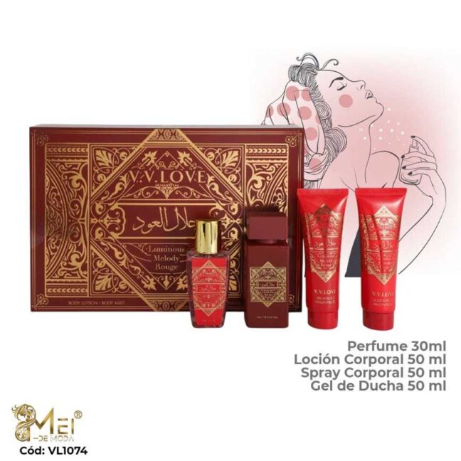 Set de perfume Mujer 4 pcs