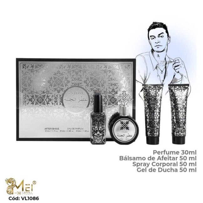 Set de perfume Hombre 4 pcs