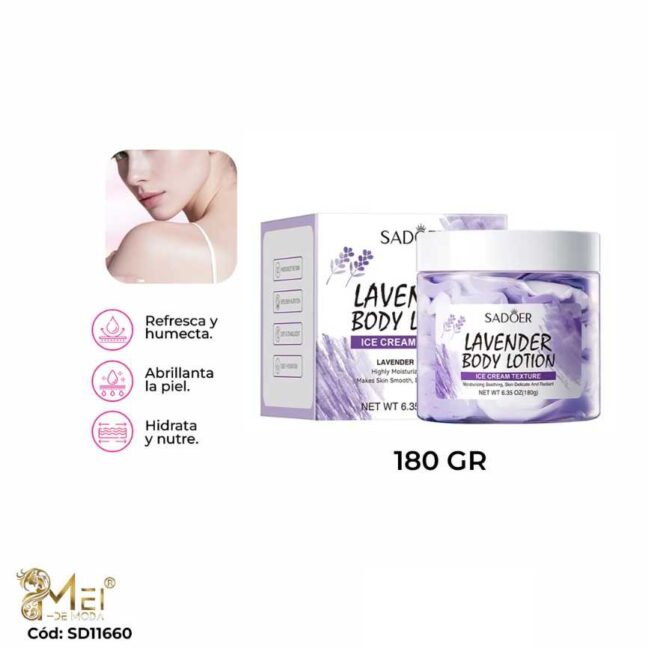 Loción Corporal Lavanda 180gr