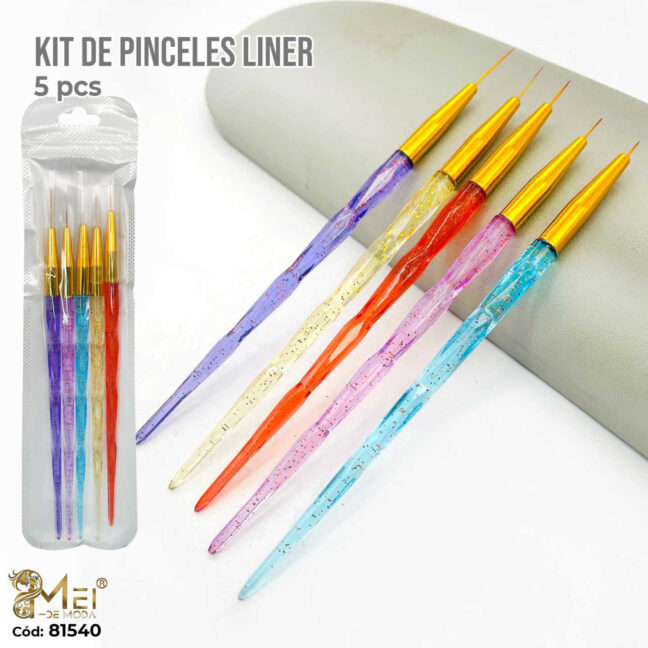 Pincel de Silicona 5 pcs