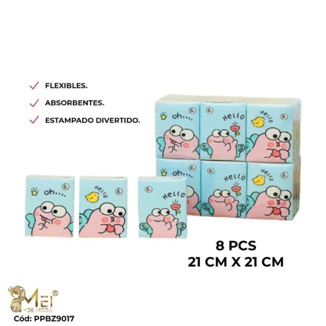 Toalla de Papel 8pcs 210*210mm