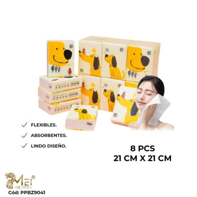 Toalla de Papel 8pcs 210*210mm