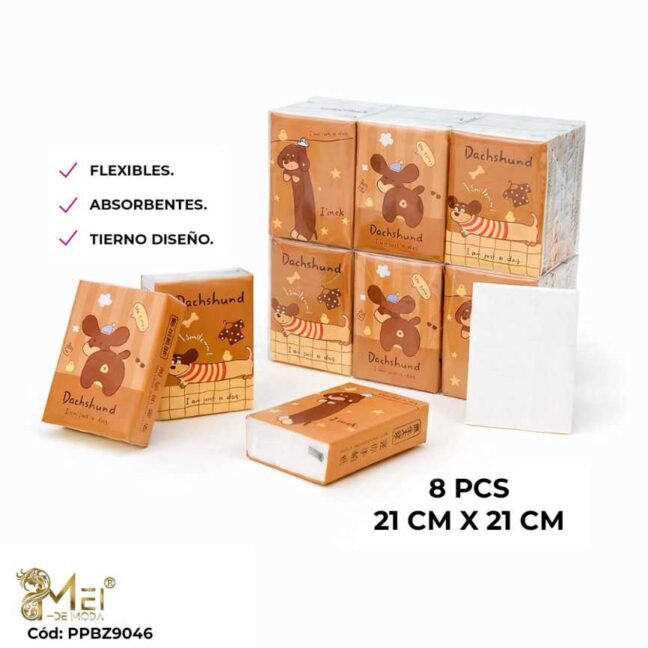 Toalla de Papel 8pcs 210*210mm