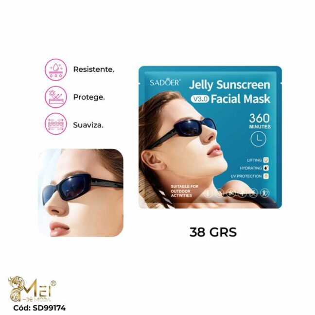 Mascarilla Facial Protector Solar 10 unidades