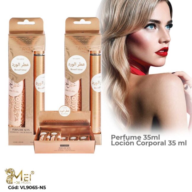 Set de Perfume Mujer 2pcs Rosed attar
