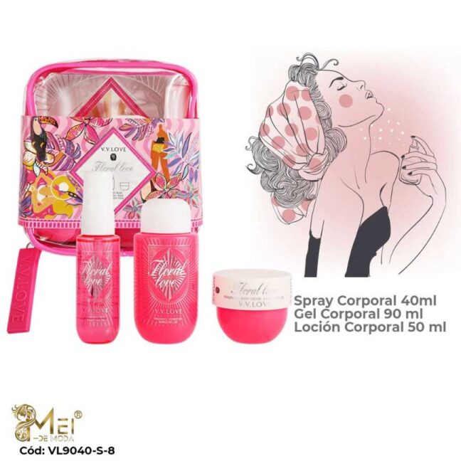Set de Spray Corporal Mujer 3 FLORAL LOVE