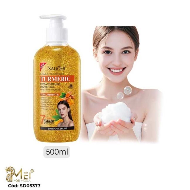Gel de ducha blanqueador de cúrcuma 500ml