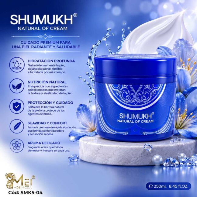 Crema Hidratante SHUMUKH AZUL 115g