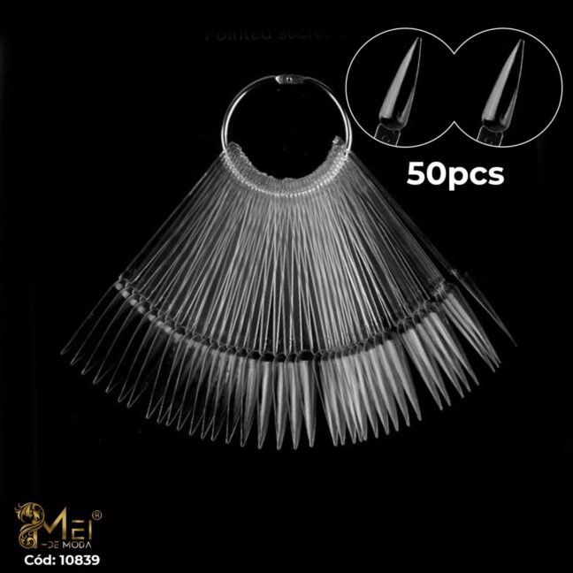 Muestrario Stiletto Clear 50pcs