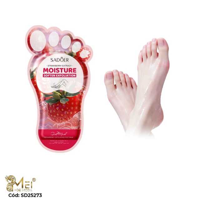 Mascarilla para Pies Frutilla pack 5 unidades