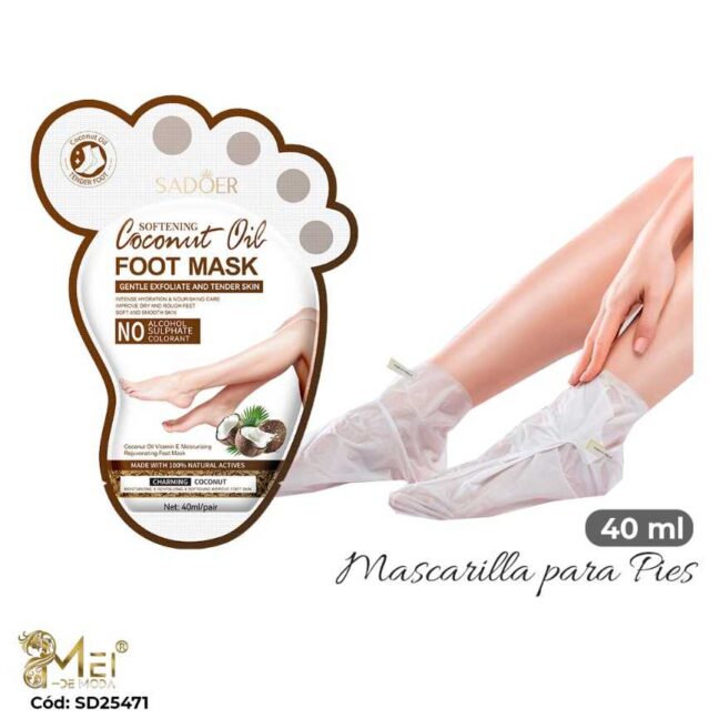 Mascarilla Para Pies Hidratante pack 5 unidades