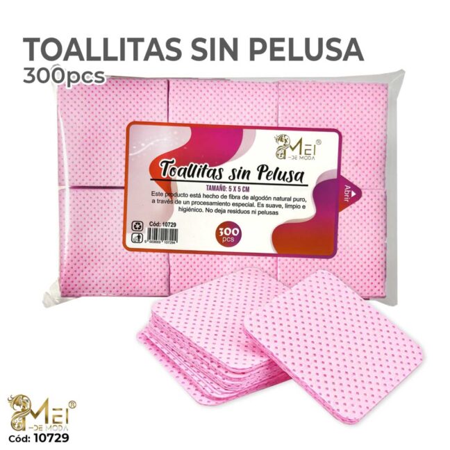 Toallitas sin Pelusa 300pcs