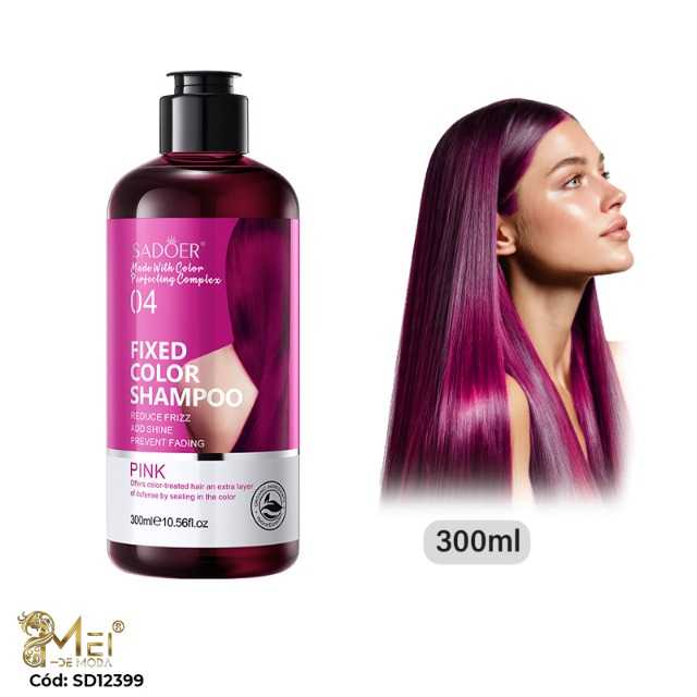Shampoo Colorante Rosa 300ml