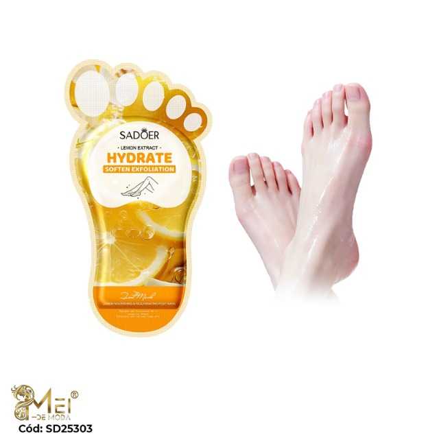 Mascarilla para Pies Naranja 10 UNIDADES