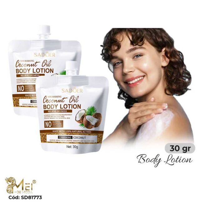Loción Coporal Coco 30gr pack 10 unidades