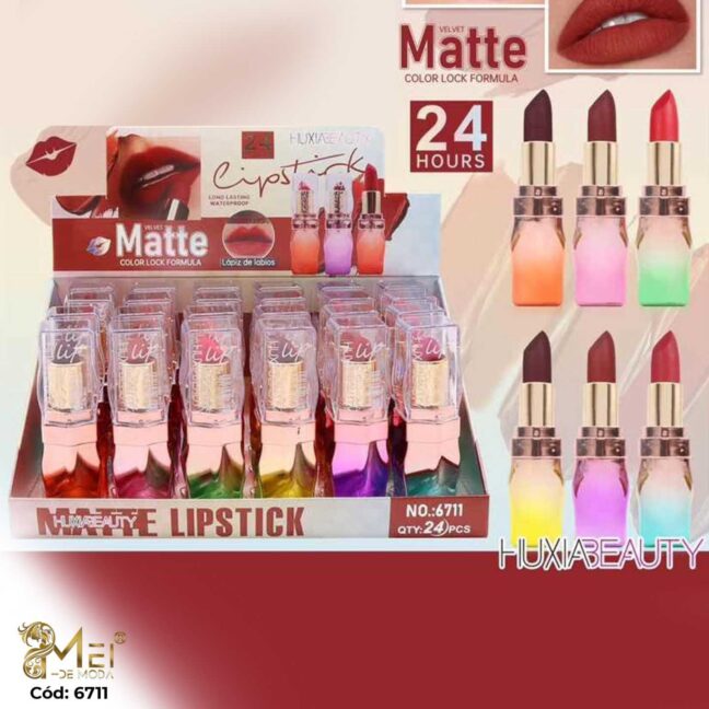 Labial 12 colores 24 unidades