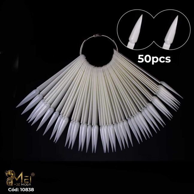 Muestrario Stiletto Hueso 50pcs