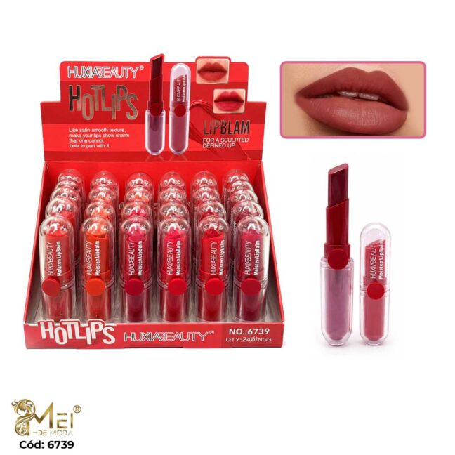 Labial 12 colores 24 unidades
