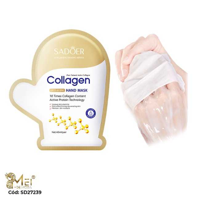 Mascarilla para Manos Colágeno pack 15 unidades
