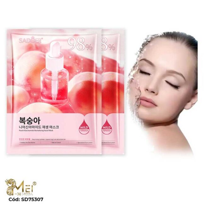 Mascarilla Facial Niacinamida pack 10 unidades