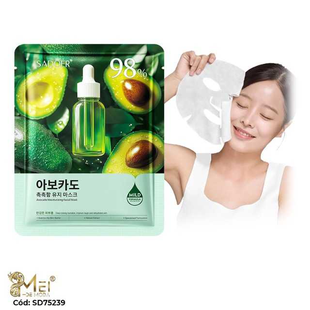 Mascarilla Facial Palta Pack 10 unidad