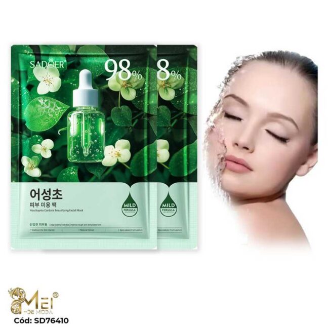 Mascarilla Facial Houttuynia pack 10 unidad